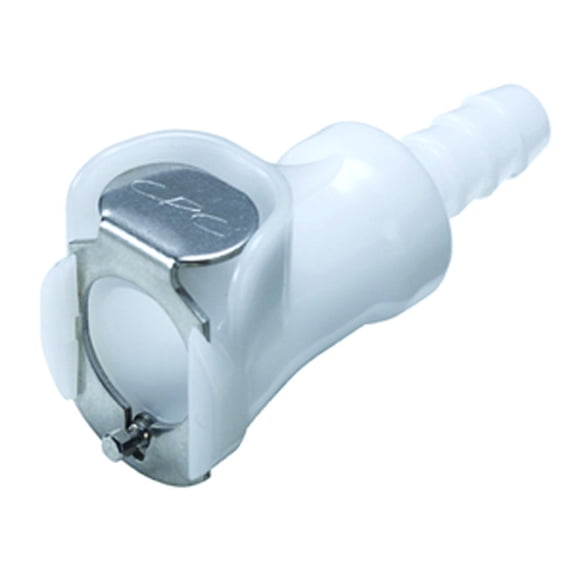 Colder PMC1704 Acetal Tube Fitting, Coupler, Straight Thru, In-Line, 1/8" Flow Coupler x 1/4" Barb J101