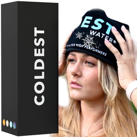Coldest Form Fitting Gel Ice Headache / Migraine Relief Hat, Cold Therapy Migraine Relief Mask, Comfortable