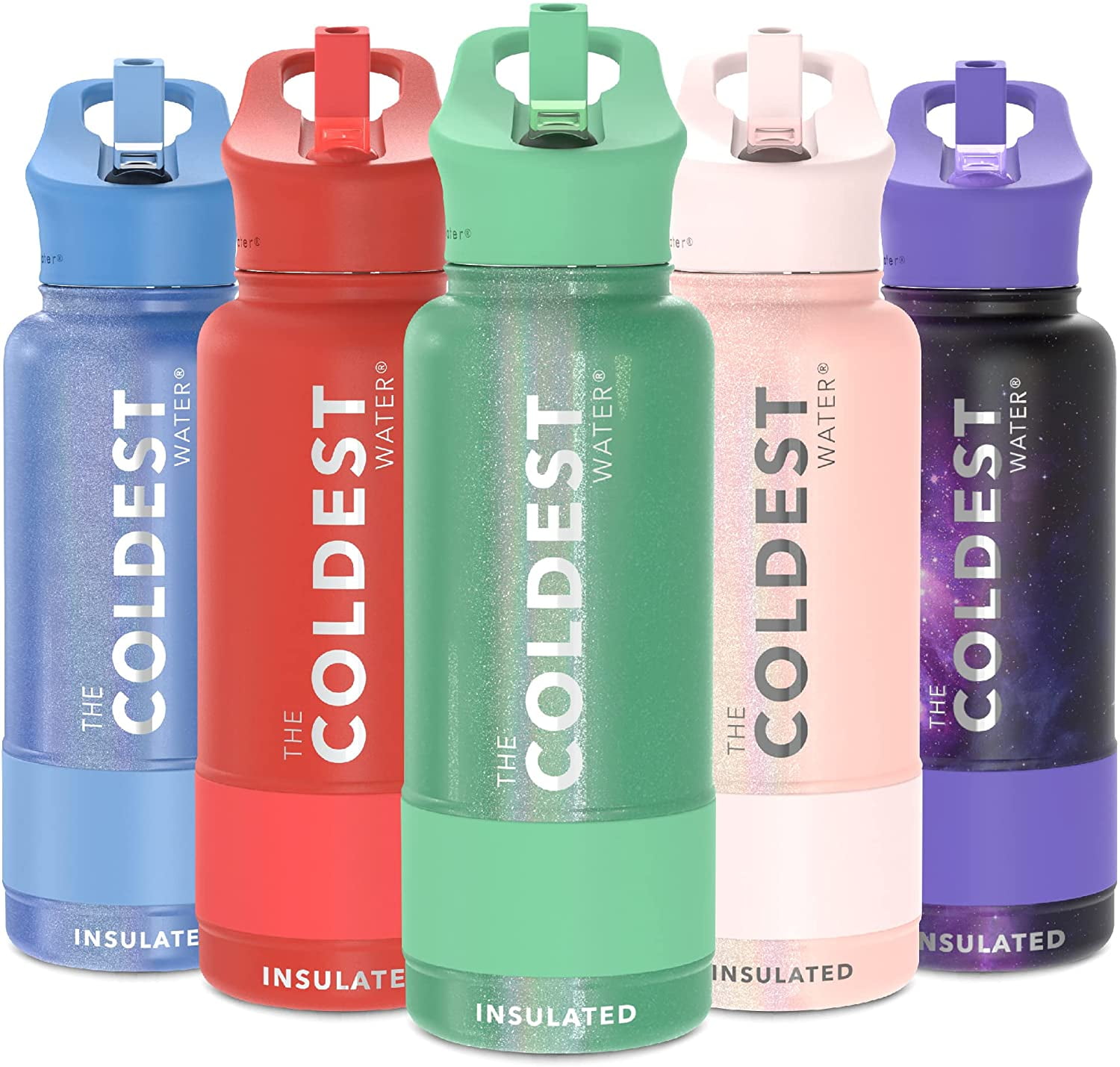 COKTIK 32 oz Sports Water Bottle With Straw,3 Lids, Stainless Steel Vacuum  Insulated Water Bottles,L…See more COKTIK 32 oz Sports Water Bottle With