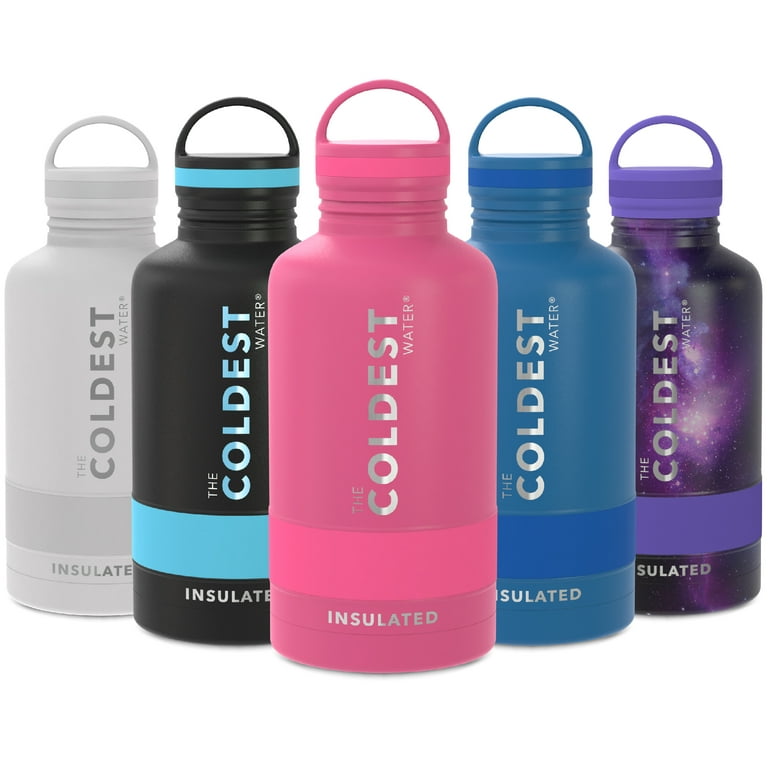 Coldest Sports Water Bottle - Leak Proof, Double Walled Stainless Steel  Thermos, Cold & Hot Bottle ( Sailor Blue, 64 Oz) 