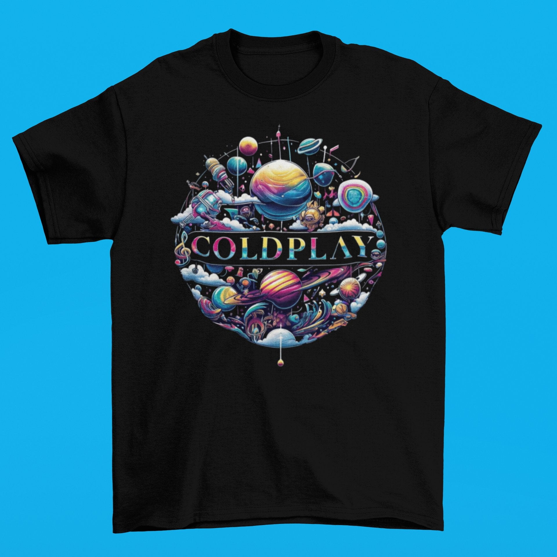 Coldplay Australia Tour 2024 Merchandise Shirt, Size M, Tee Dark