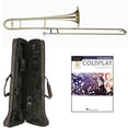 thumbnail image 1 of Coldplay Bb Tenor Slide Trombone Pack - Includes Trombone w/Case & Accessories & Play Along Book, 1 of 4