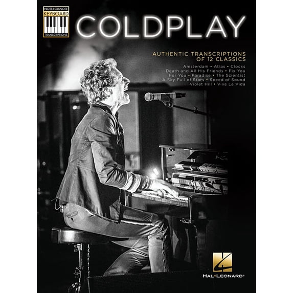 Coldplay: Note-For-Note Keyboard Transcriptions, (Paperback)