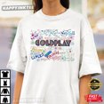 Coldplay Rock Band Arrival Spring Summer Color TShirt