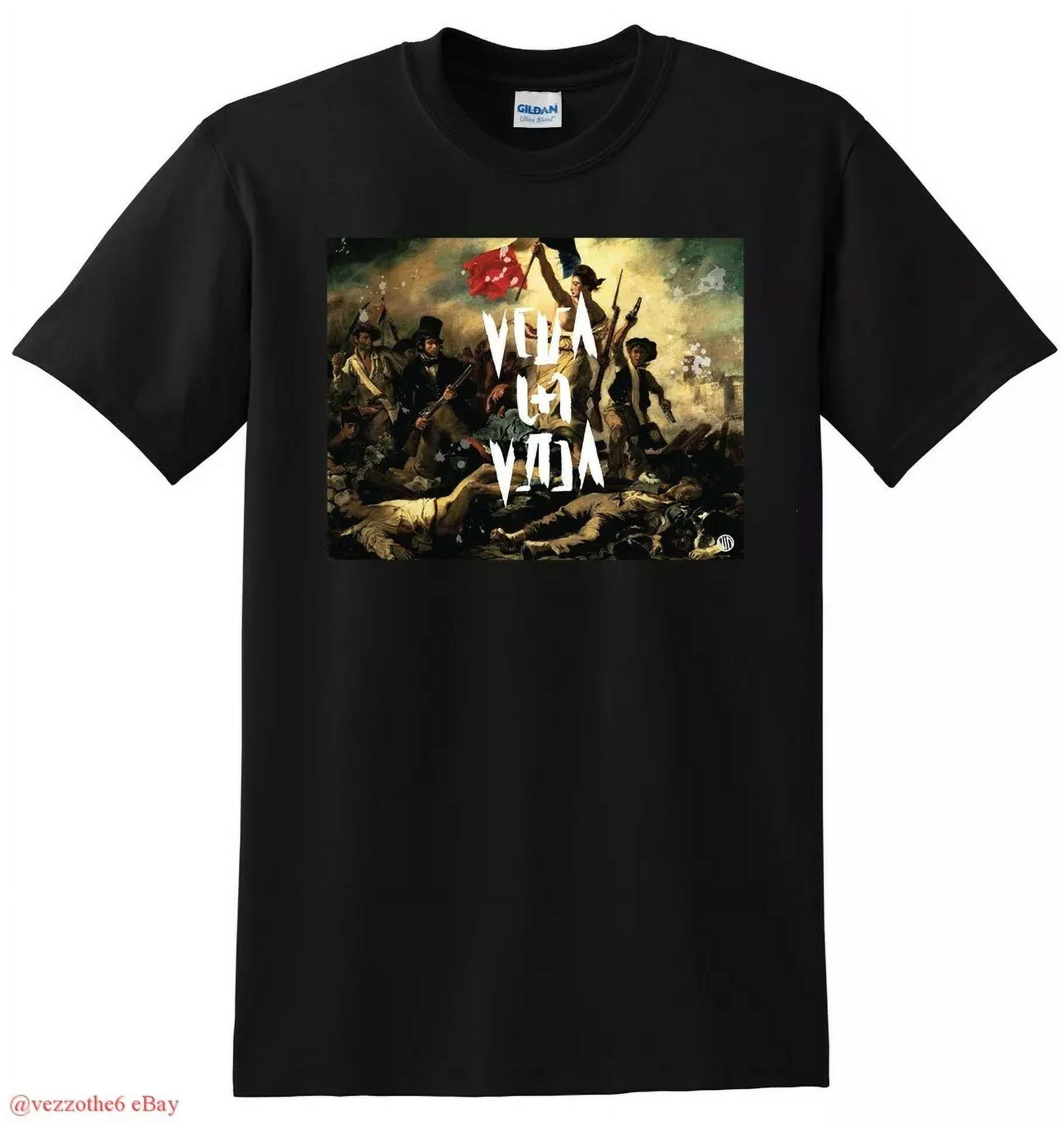 Coldplay T Shirt Viva La Vida Vinyl Cd Cover Unisex S4XL Hot Trending