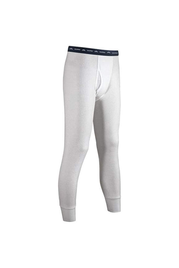 Basic Men's White Medium Base Layer Pants - Stay Warm and Comfortable All Day!