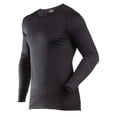 thumbnail image 1 of Coldpruf Classic 100% Merino Wool Base Layer Men's Crew Neck Shirt - Black, Size XL, 1 of 1
