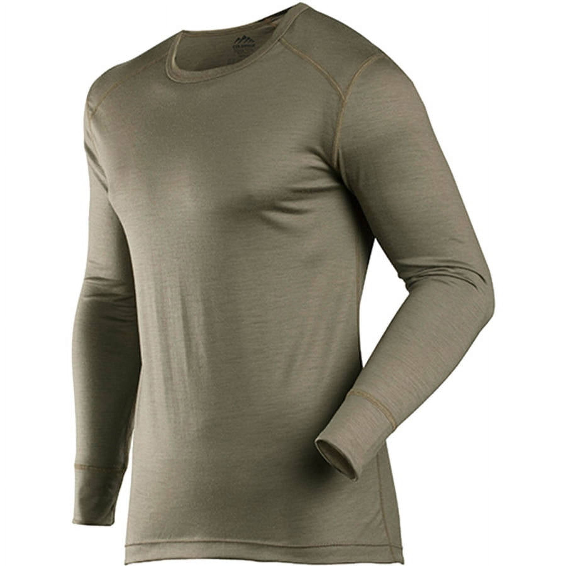 Coldpruf Classic Series Merino Wool Thermal Underwear Shirt, Commando