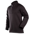 thumbnail image 1 of Coldpruf Men's Military Fleece Expedition Mock Zip, Black, 2XLarge, 1 of 3
