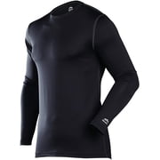 Coldpruf Premium Performance Base Layer Mens Crew Neck Shirt - Black, Size XL