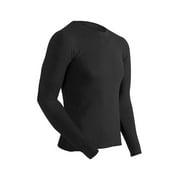 COLDPRUF Tall Men's Basic 2-Layer Long Sleeve Crew, Black, Large-Tall