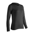 thumbnail image 1 of Coldpruf Platinum Women's Base Layer Top - Black, Large, 1 of 2