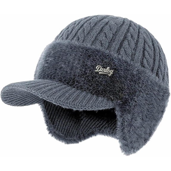 Coldshield Trapper, Moisture Wicking Comfort, Baseball Beanie, Fur-Lined Warm Stylish Baseball Beanie for Men