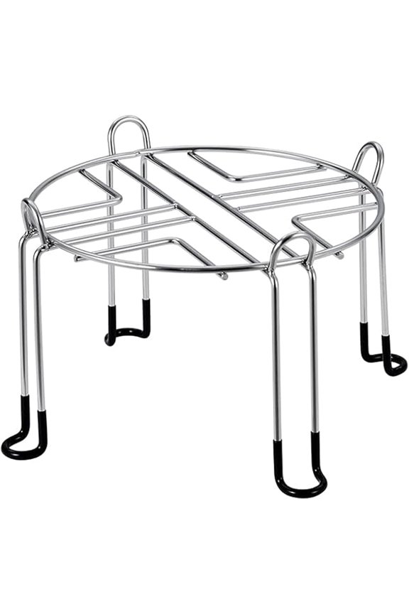 ARMOUR Water Filter Stand - 6" Stainless Steel Base for Water Filtration Systems, Compatible as Berkey Stand - Non-Slip Countertop Support for Gravity-Fed Dispensers