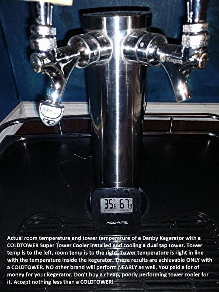Coldtower Kegerator Super Tower Cooler (Upgraded for MAXIMUM cooling