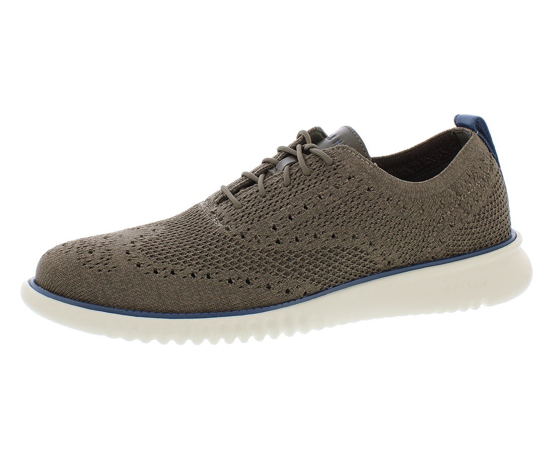 Cole Haan Mens Goto Plain Toe OX Leather Round Toe Oxfords