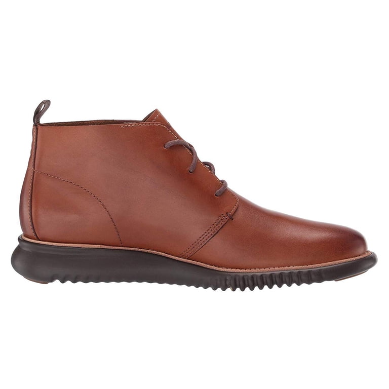 Cole Haan Zerograund Brown Leather Chukka Boots Men main image 3