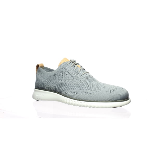 Cole Haan Mens 2.Zerogrand Stitchlite Gray Oxford Dress Shoe Size 7.5