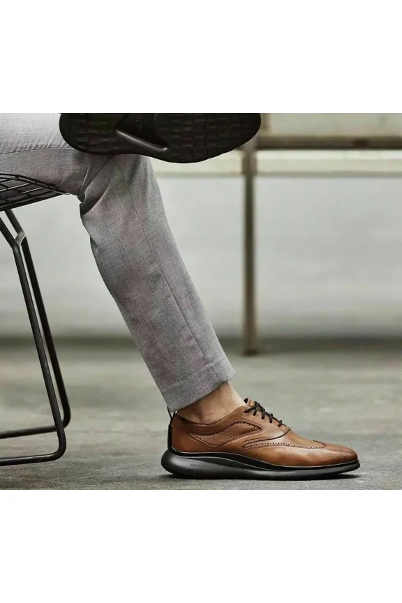 3.Zerogrand Wingtip Oxford Size 7.5