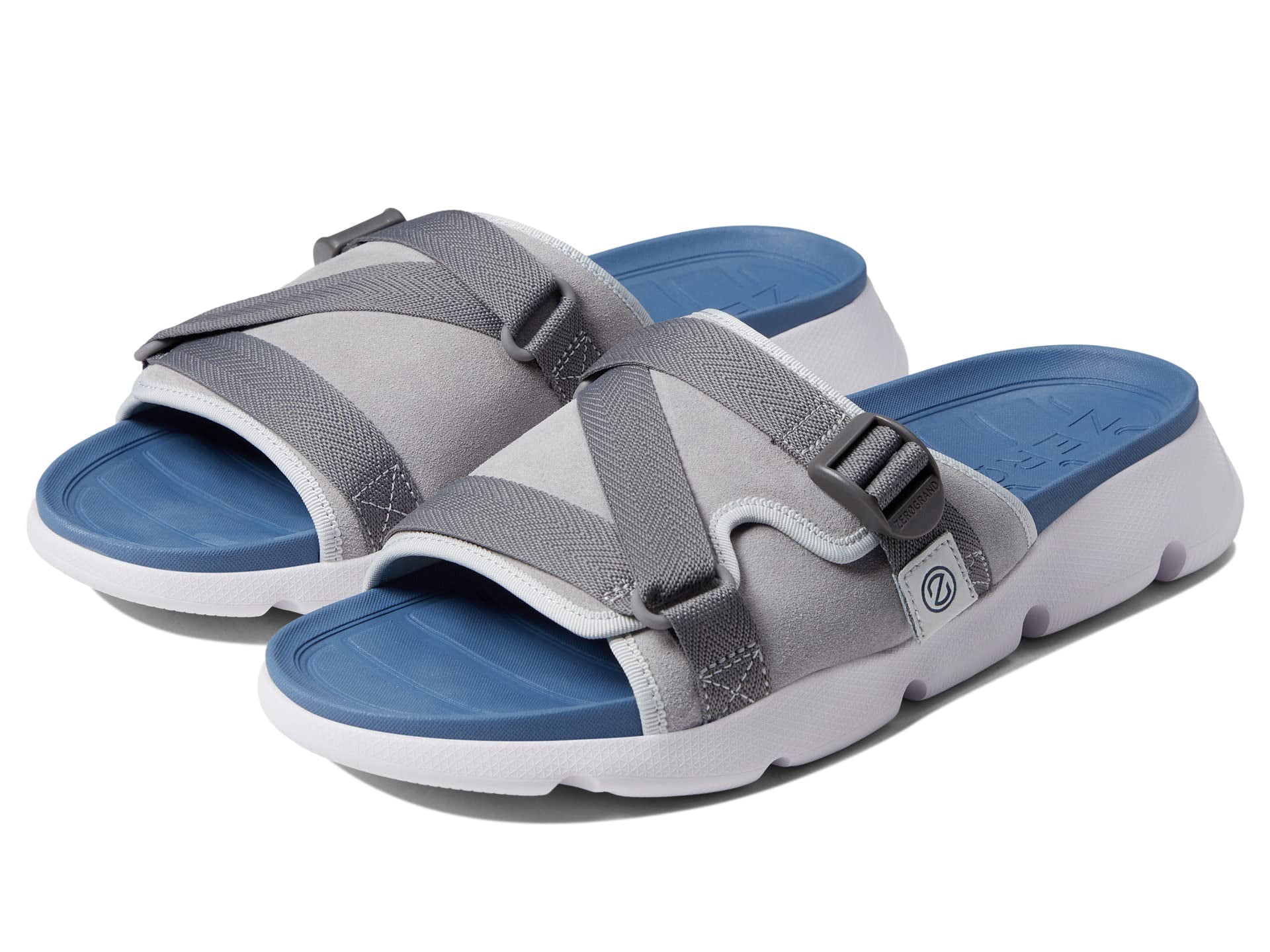 Cole Haan ZEROGRAND Slide-11.0 Cole Haan 4.Zerogrand Multi Strap Slide (Mens, Sleet, 11  main image 4