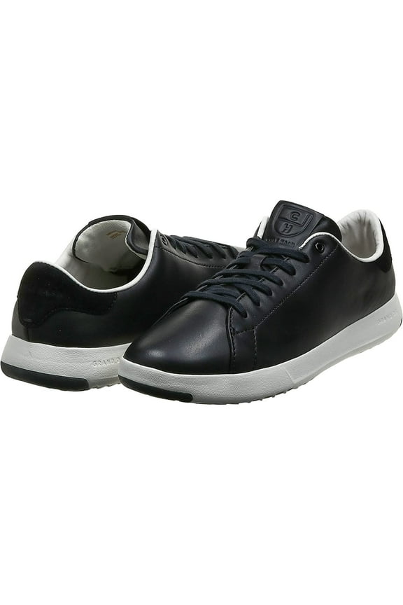 C22583 Grandpro Tennis Oxford Black White Mens Shoes Sneakers 8 M US