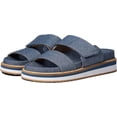 thumbnail image 1 of Cole Haan Cloudfeel Slide Dark Chambray Rounded Open Toe Strappy Slides Sandals (Dark Chambray, 7.5), 1 of 1