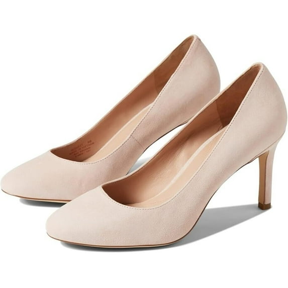 Cole Haan Gabbie W26071-680 Heel Women US 7 Peach Whip Leather Pump 80 MM KHD279