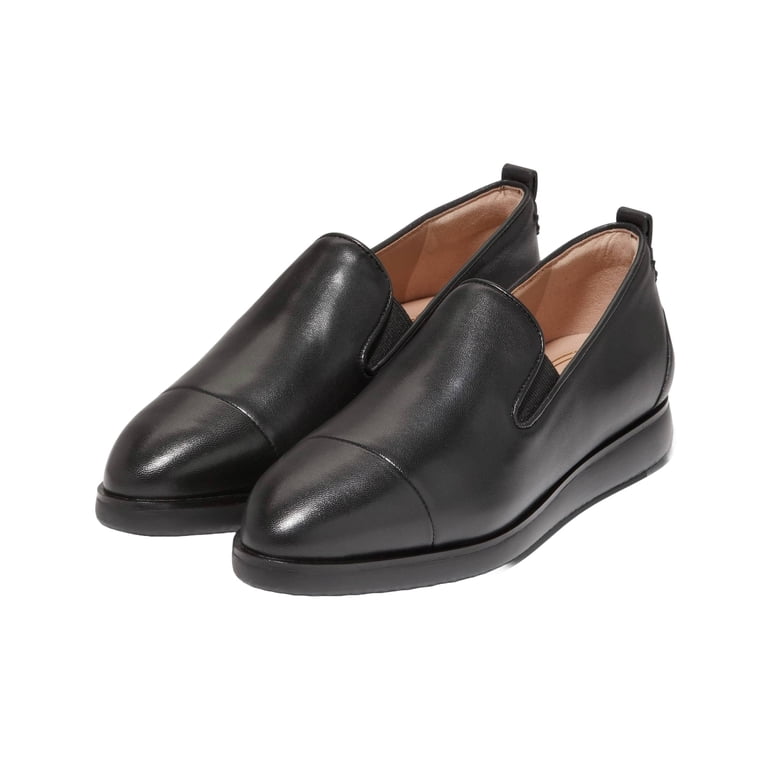 Cole Haan Grand Ambition Slip On Loafers Black/Black Pointed Toe 