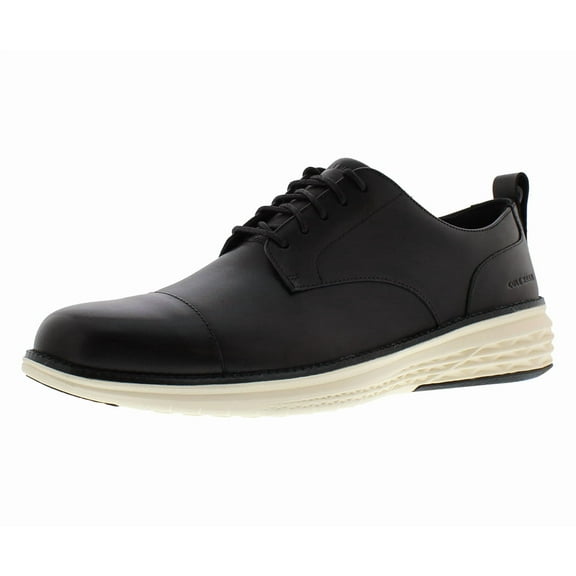 Cole Haan Grand Hurrion Cap Toe Oxfords Mens Shoes Size 9, Color: Black/Ivory