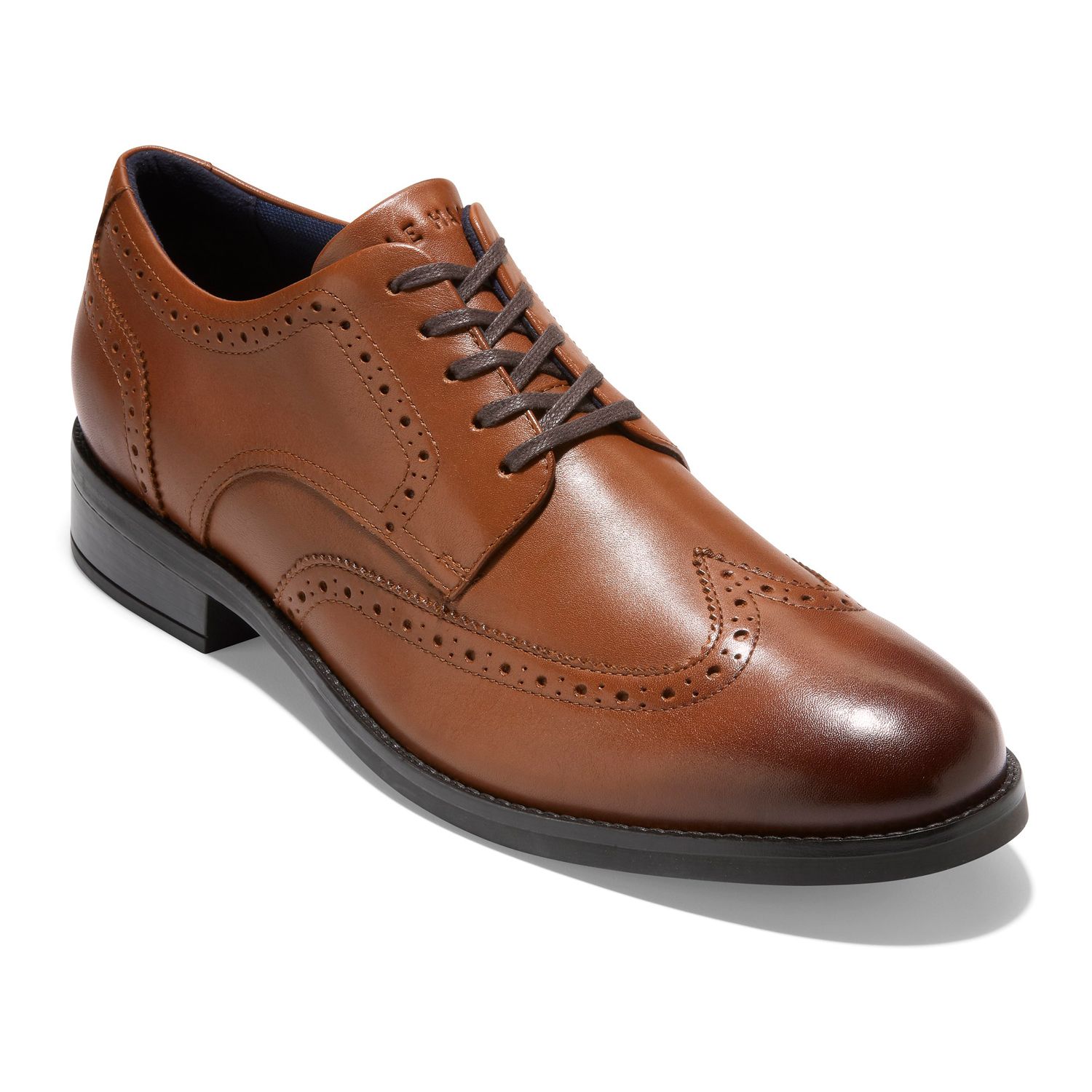 Cole Haan Grand Men s Wingtip Oxford Shoes Color Brit Tan Size 10 Walmart