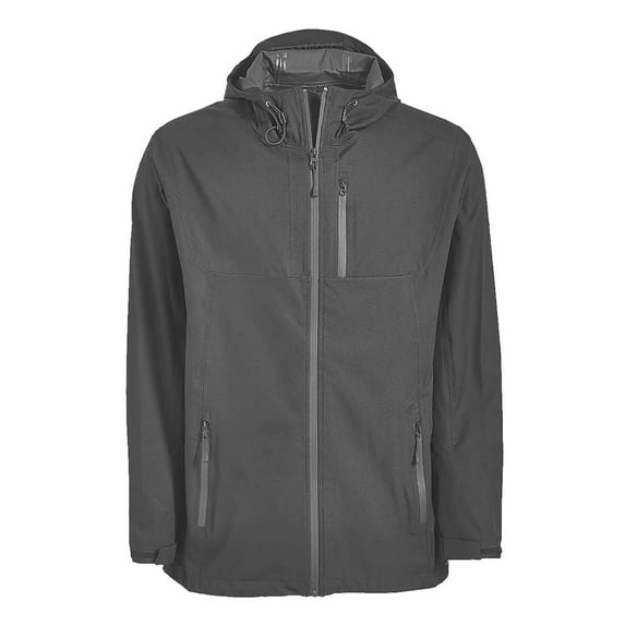 Cole Haan 'Grand OS' Mens Rain Jacket (XLarge, Gray)