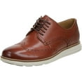 thumbnail image 1 of Cole Haan Grand Tour Wing Oxford Woodbury Leather/Ivory Lace Up Cutout Sneakers (Woodbury Leather/Ivory, 11.5), 1 of 6