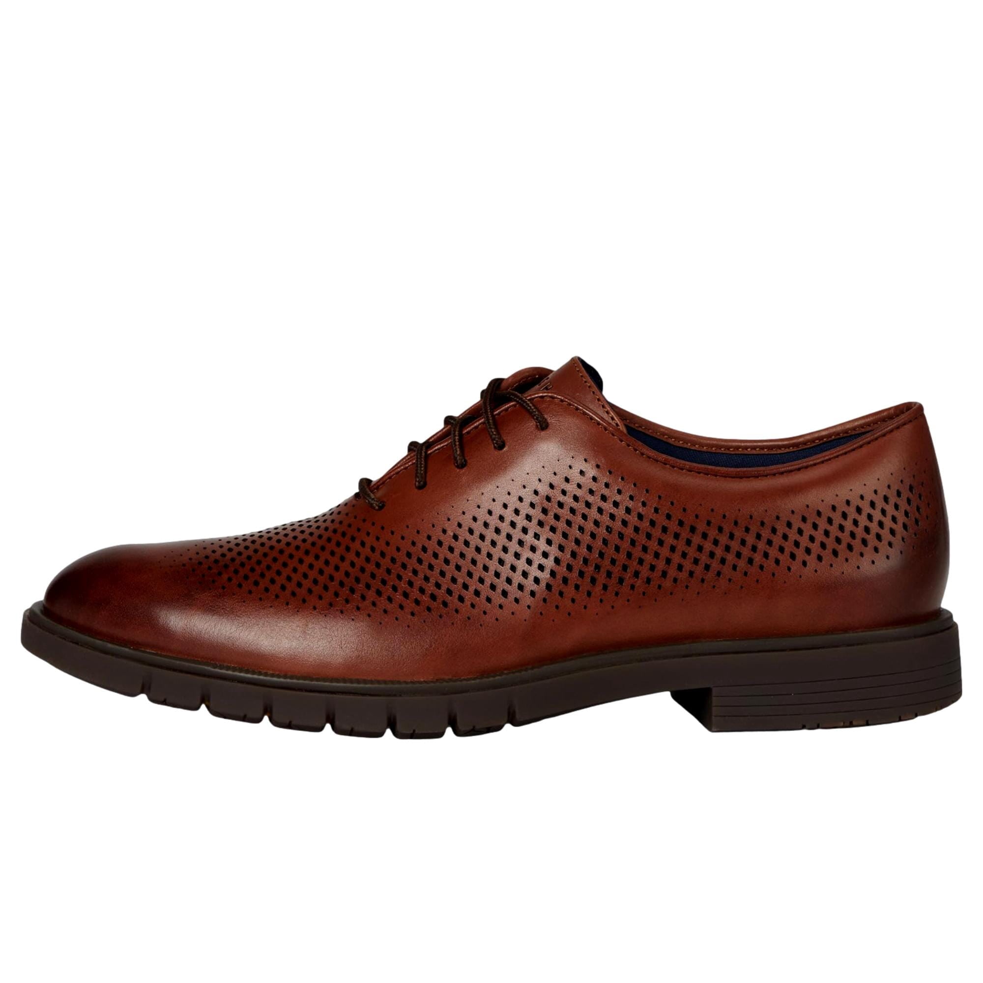 cole haan men's dress shoes brown Hawthorne Lace Up Cap Toe Oxford FlowerFoam midsole Men's Cole Haan, Flexgrand+ Cap