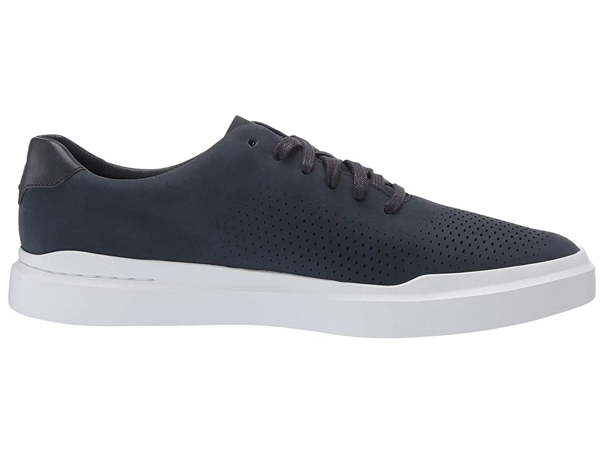 Cole Haan Grandpro Rally Laser Cut Sneaker Dark Brown Handstain