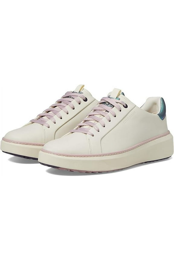 Grandpro Topspin Golf Ivory/Mauve Shadows/Ivory Lace Up Sneakers (Ivory/Mauve Shadows/Ivory, 10)