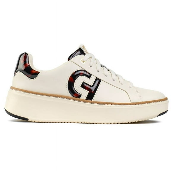 Cole Haan Women's Grandpro Topspin Sneaker Shoes W31300 Ivory Brand New