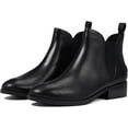 thumbnail image 1 of Cole Haan Laina Black Princess Leather/Tonal Gore Almond Toe Pull On Boots (Black Princess Leather/Tonal Gore, 5), 1 of 5