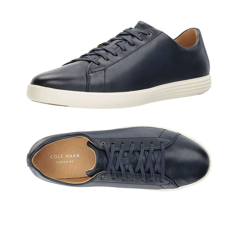 Cole Haan grand crosscourt II navy blue leather sneaker men size