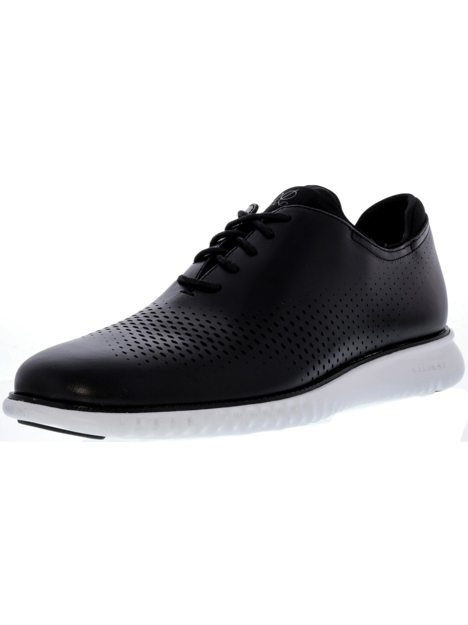 Cole Haan Men's 2 Zerogrand Laser Wing Black Leather / White