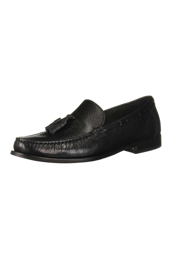 Men's American Classic Kneeland Penny Loafer, Black,7 W US