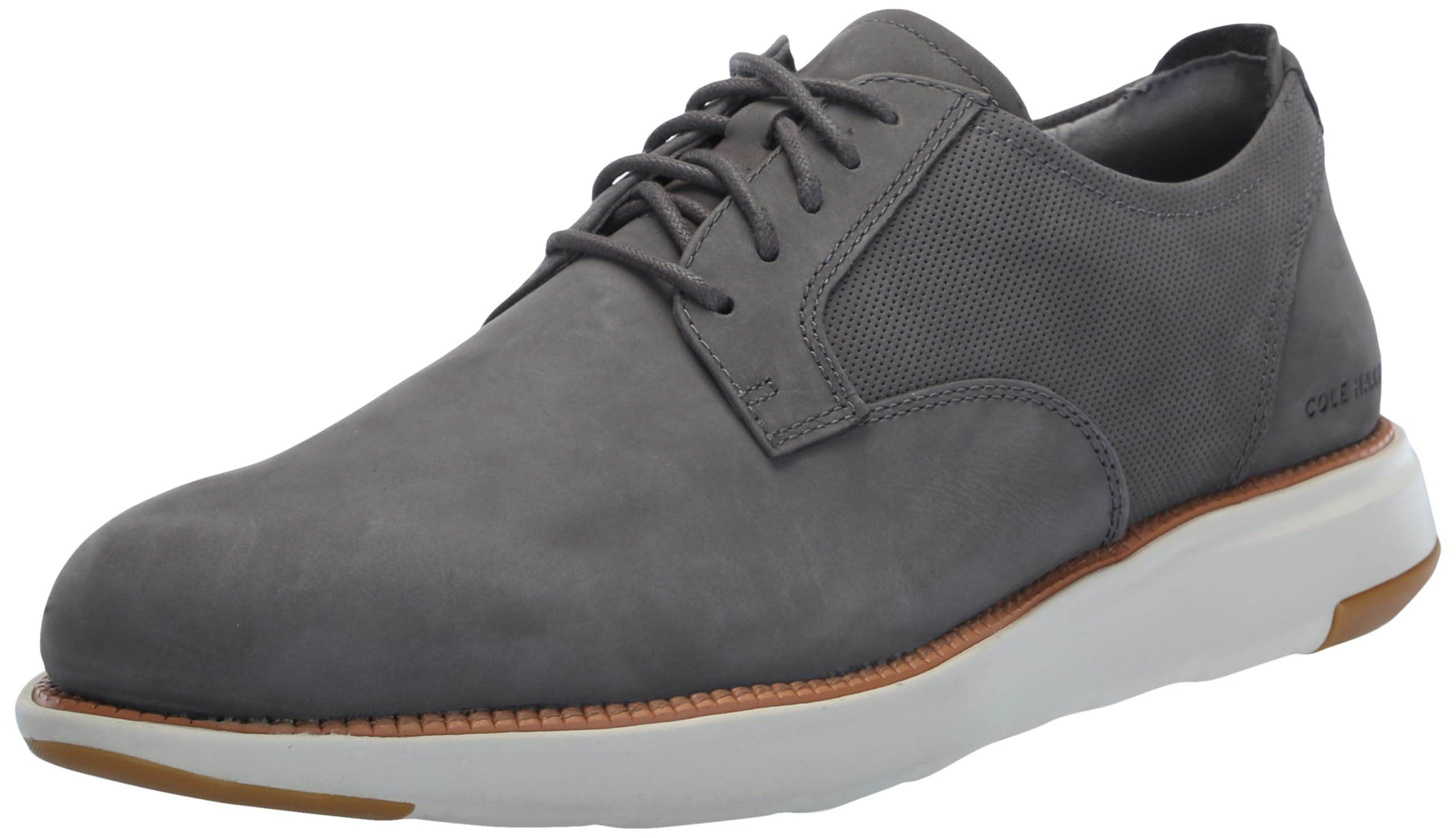 NWT Cole Haan Men\'s Grand Atlantic Oxford, Tornado Nubuck/Ivory, 8.5 Wide Cole Haan Men main image 3