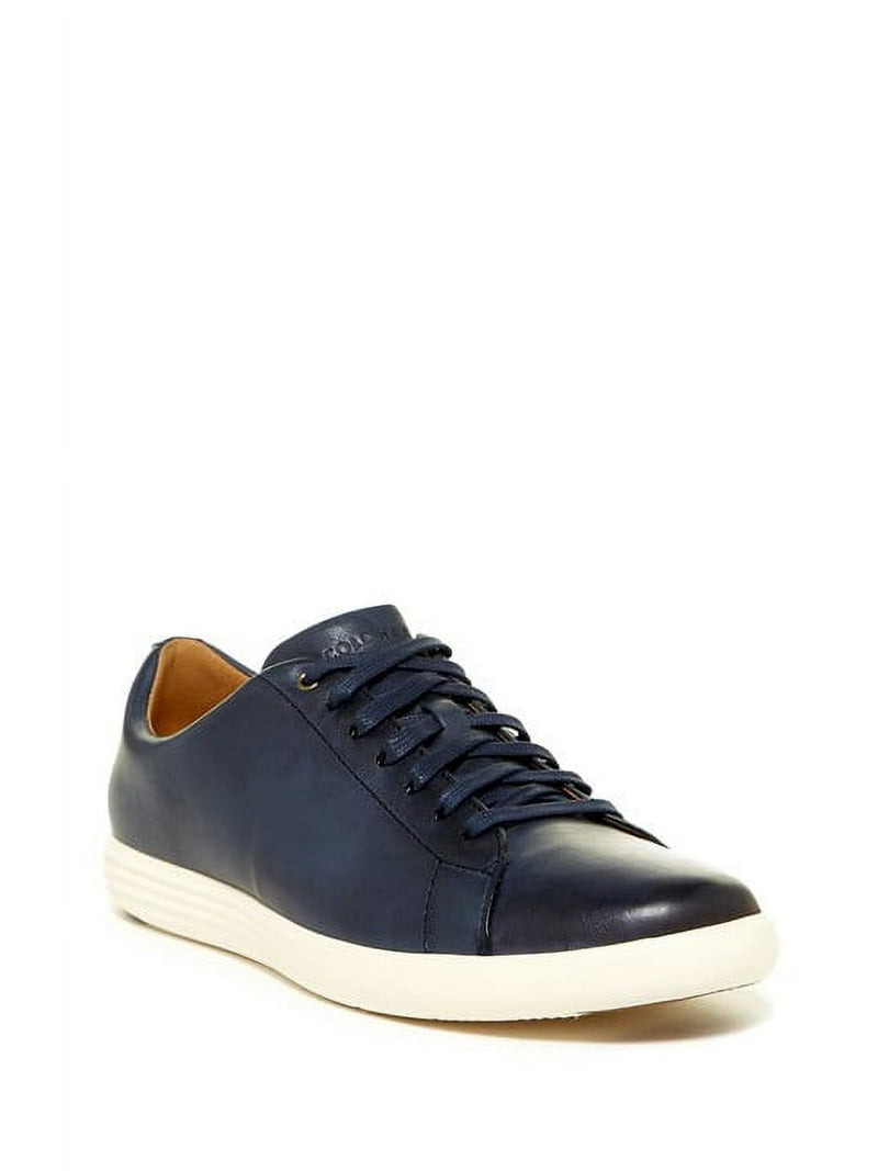 Cole Haan Grand Os Mens Crosscourt II Shoes Lace Up Leather Blue Size 9.5 EUC Cole Haan Grand OS Crosscourt II Mens 12 Shoes Blue Leather  main image 2