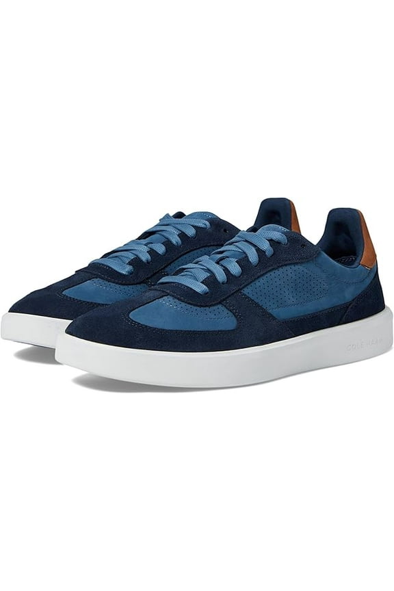 Men's Grand Crosscourt Modern Turf Sneakers, Navy Blazer/British Tan/Optic White, 7 M