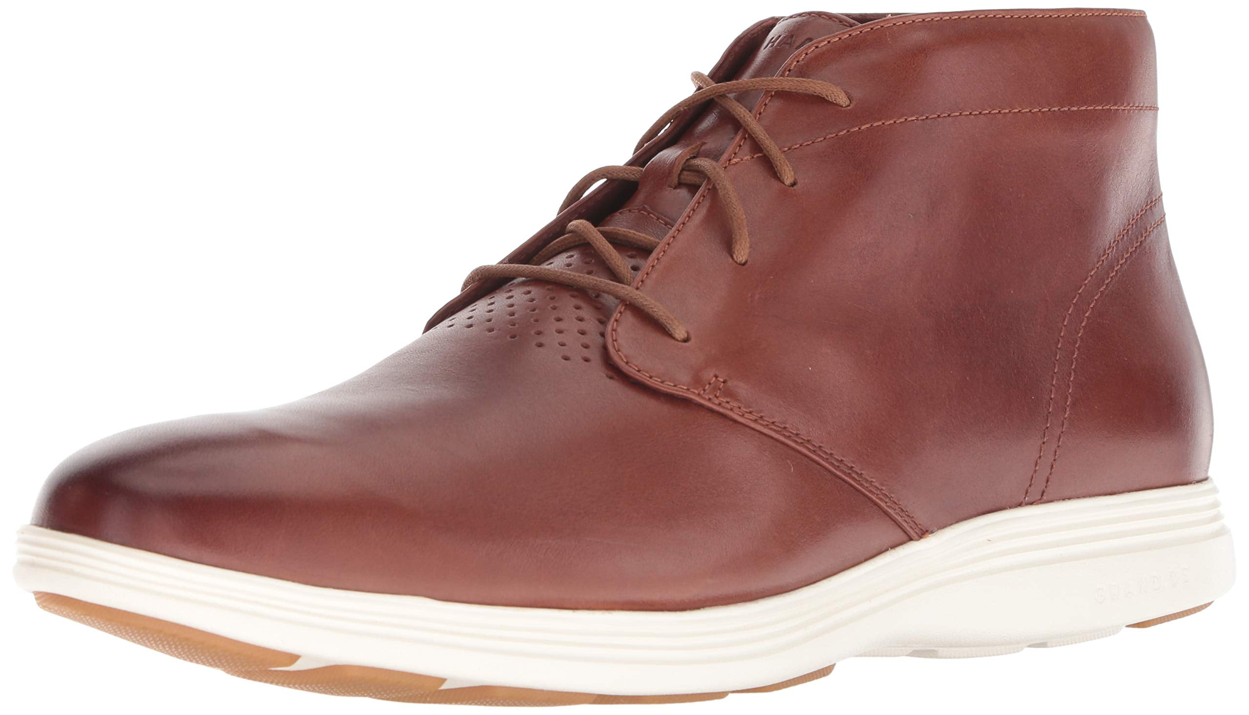 Cole Haan Men's Grand Tour Chukka Leather/Ivory Boot (13) - Walmart.com