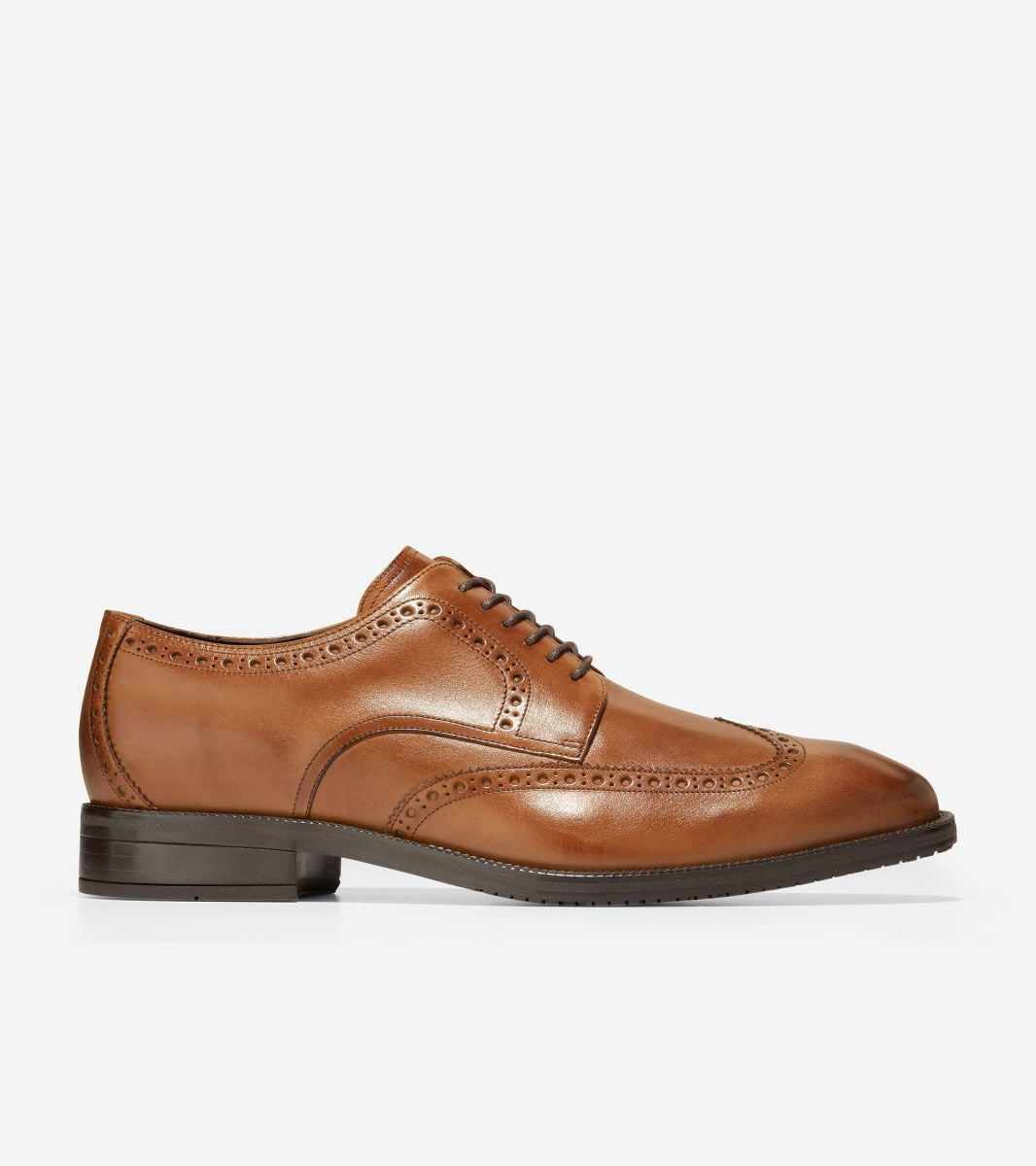 Cole Haan Men's Modern Essentials Wingtip Oxford British Tan