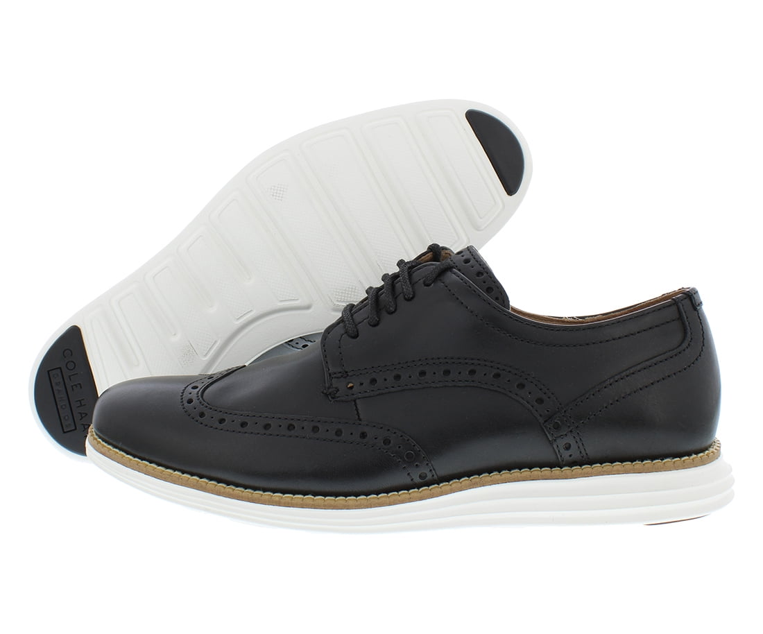 COLE HAAN Original Grand ブラック US 9 1/2 Cole Haan Men's Original Grand Shortwing Oxford Shoes (Black/White