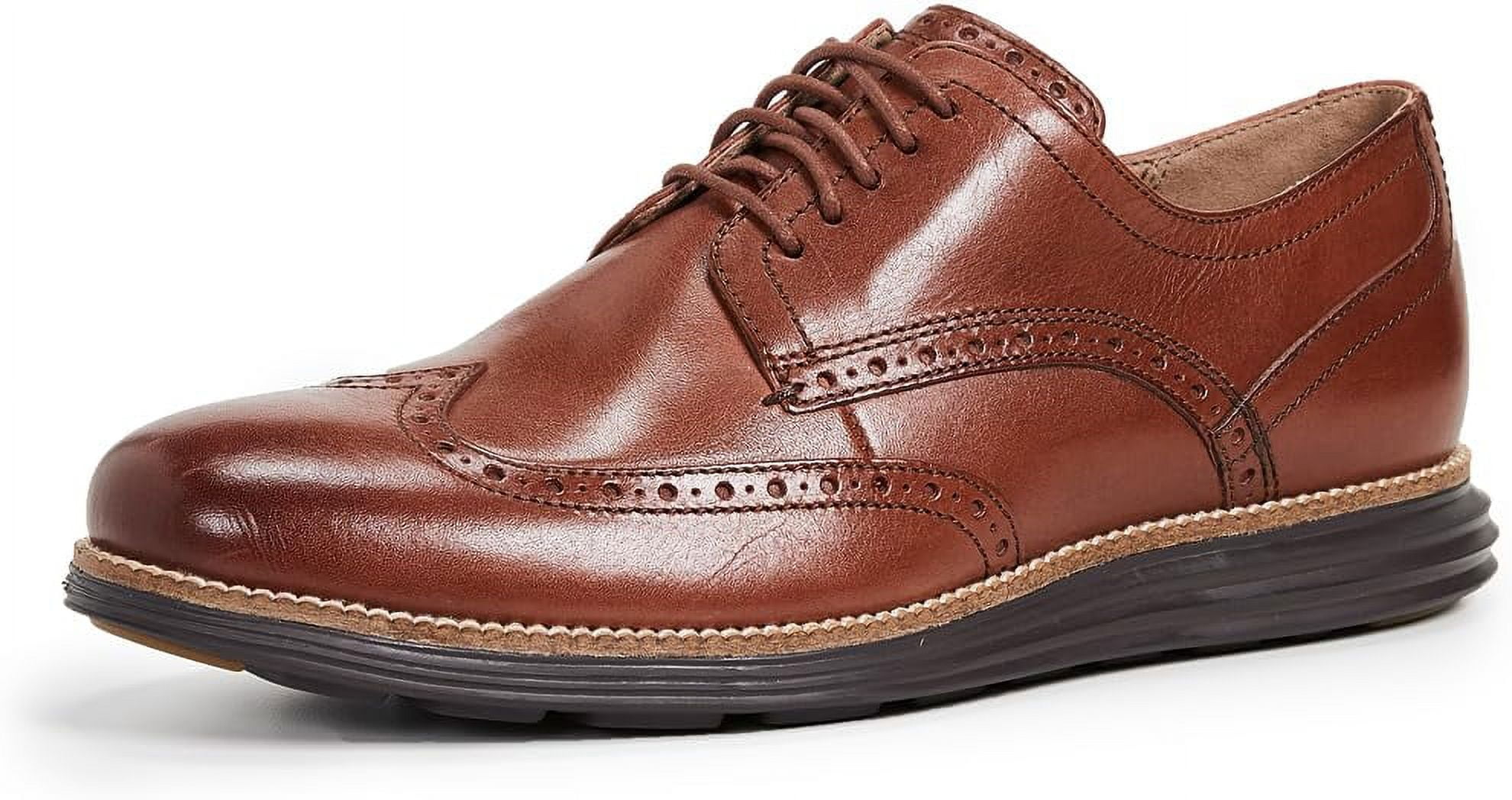Cole Haan Men's Original Grand Shortwing Oxford, Woodbury/Java, 9.5 ...