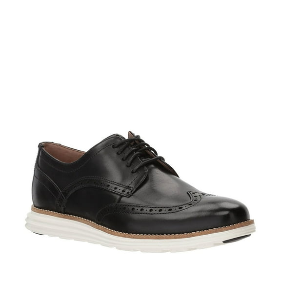 Cole Haan Men's Original Grand Wingtip Cushioned Oxford Shoe (Black, 9.5)