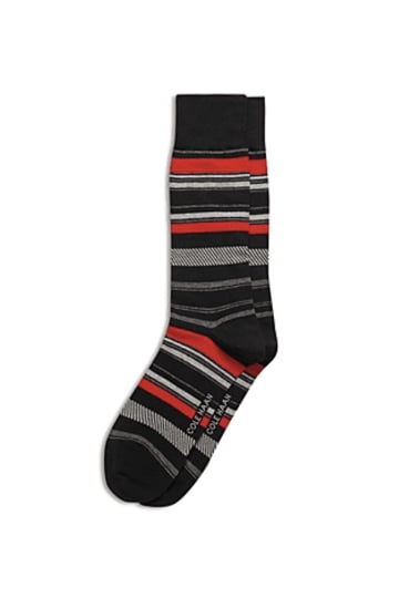 cole haan casual dress socks Cole Haan Men's 6 Pair Casual Dress Socks Black Shoe Size 7-12 73% Cotton