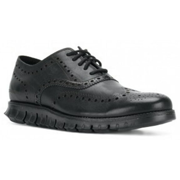 Cole Haan Men's Wingtip Oxford Shoe, Black, 11.5